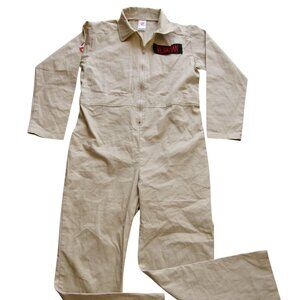 Ghostbusters Costume Khaki Coveralls Jumpsuit Child Size Large Cosplay HALLOWEEN